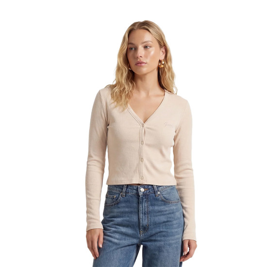 Guess Γυναικεία ζακέτα Lavinia LS Buttoned Top